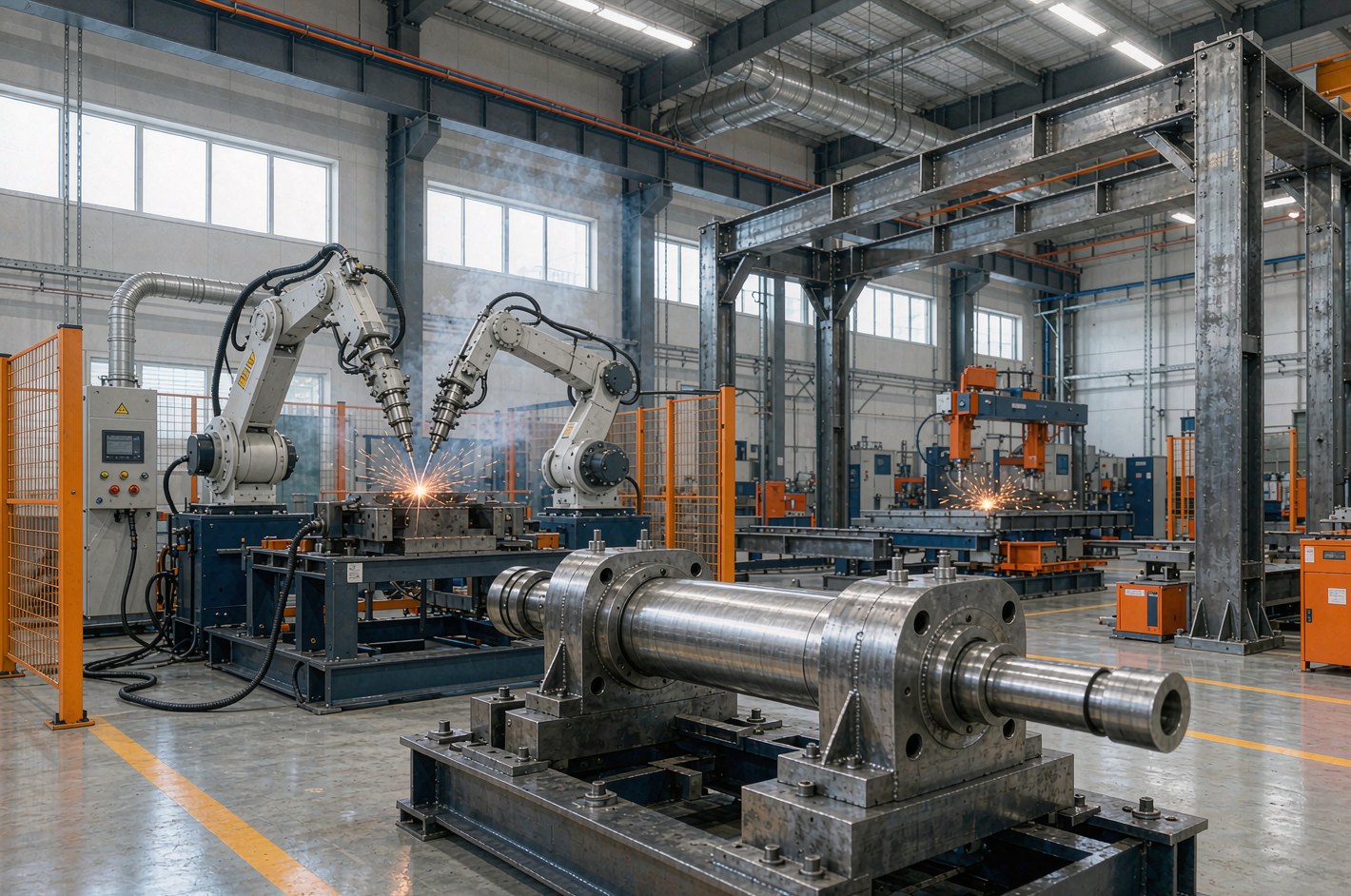 Welding and fabrication of jack frames and structural parts